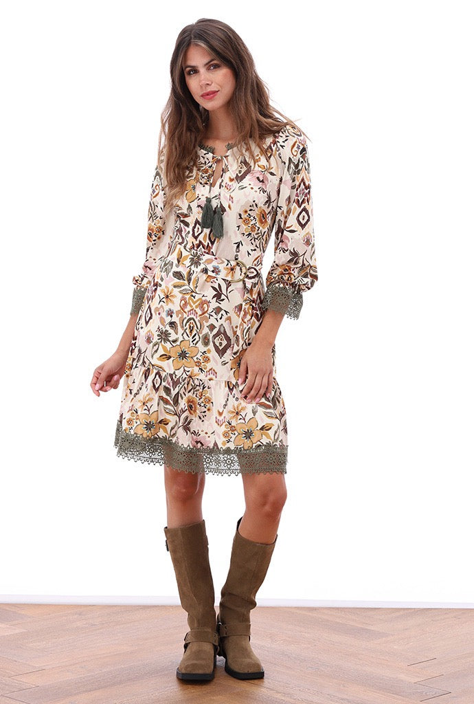 K-Design Jurk met design B114 K-Design Fashion – What Els!