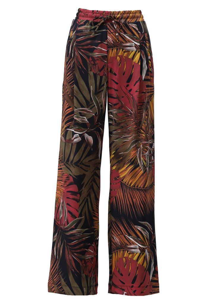 K-Design Wijde broek met design - B210 - Multicolor