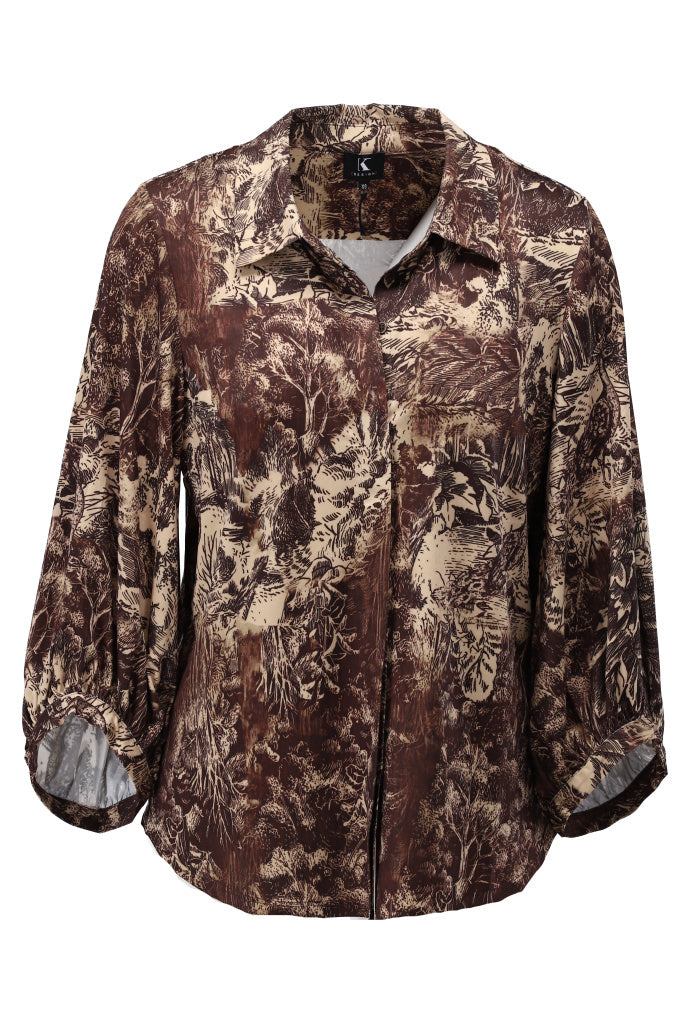 K-Design - Blouse met speciale mouwen & design (B257)