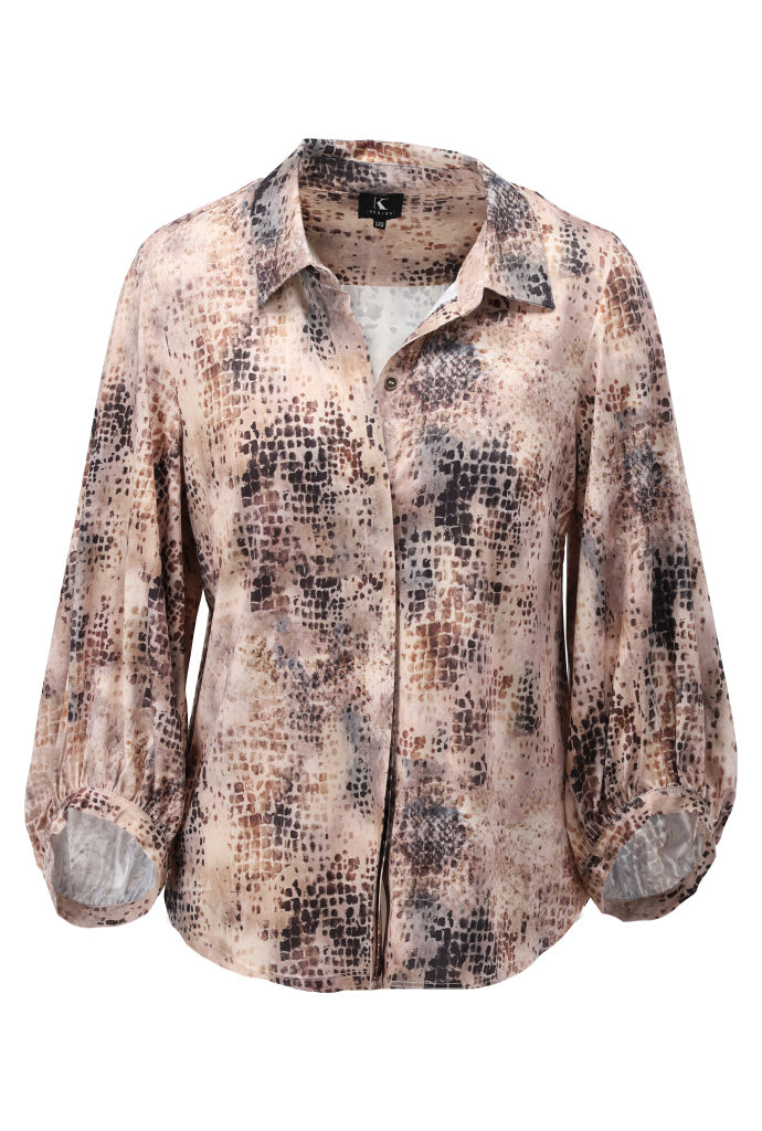 K-Design - Blouse met speciale mouwen & design (B257)