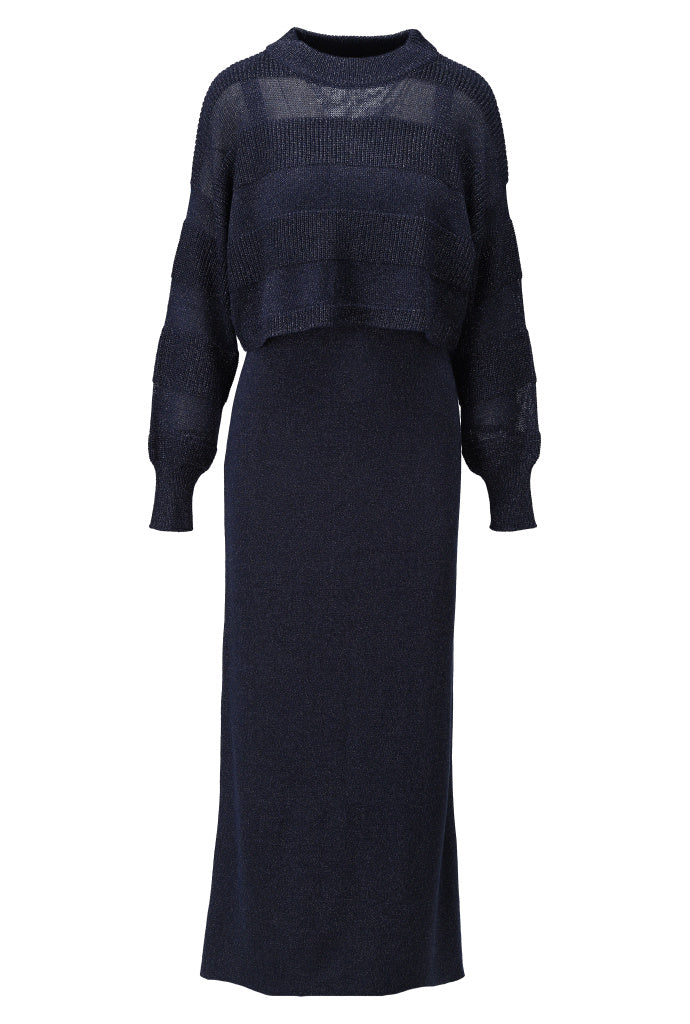 K-Design - Set jurk en trui met design (B494)