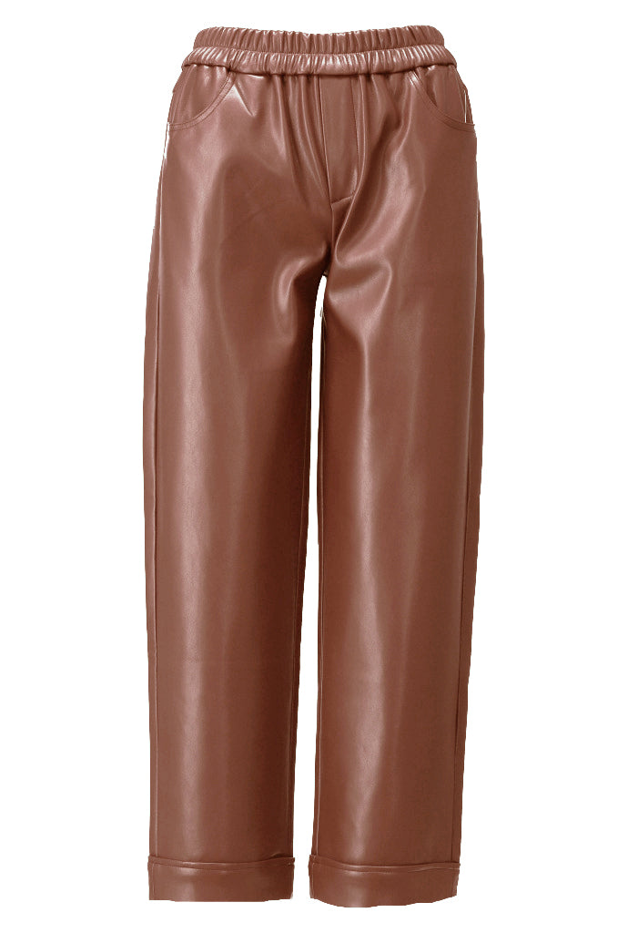 K-Design - Vegan lederen broek (B758)