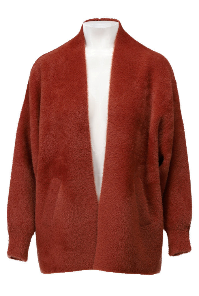 K-Design Cardigan met wijde mouwen - B821 - Rood