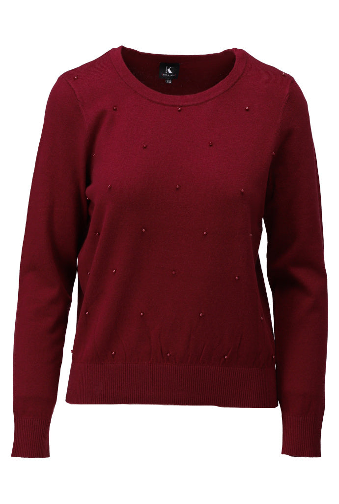 K-Design - Pull met parels (B824)