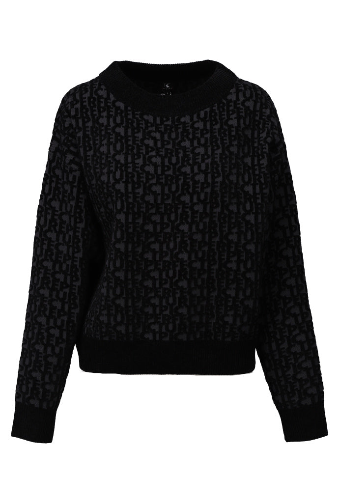 K-Design - Pull met tekst (B834)