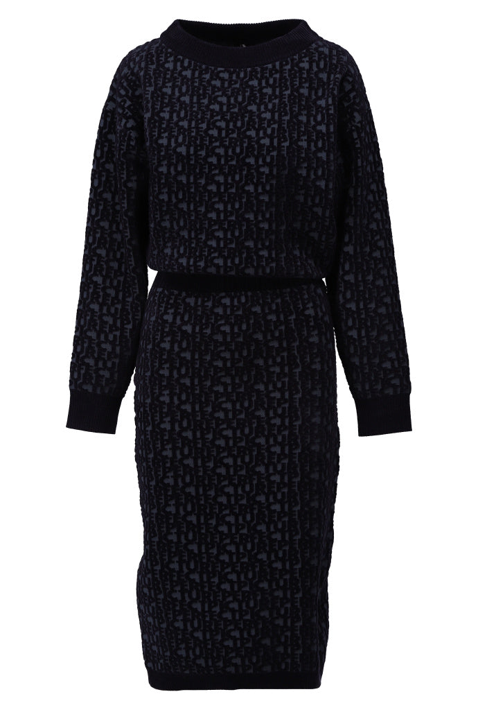 K-Design - Maxi jurk met tekst (B835)