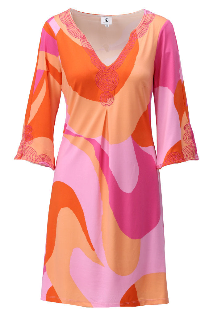 K-design - Jurk met print (C309)