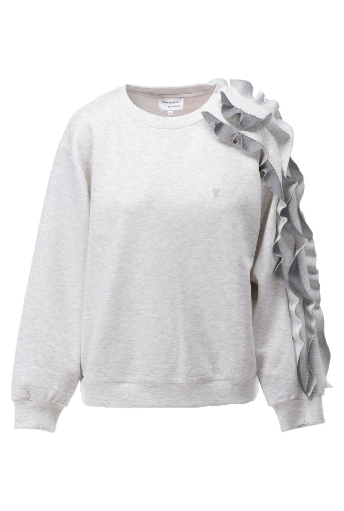 You're my lobster - Pull ronde hals met speciale mouw (C602L)