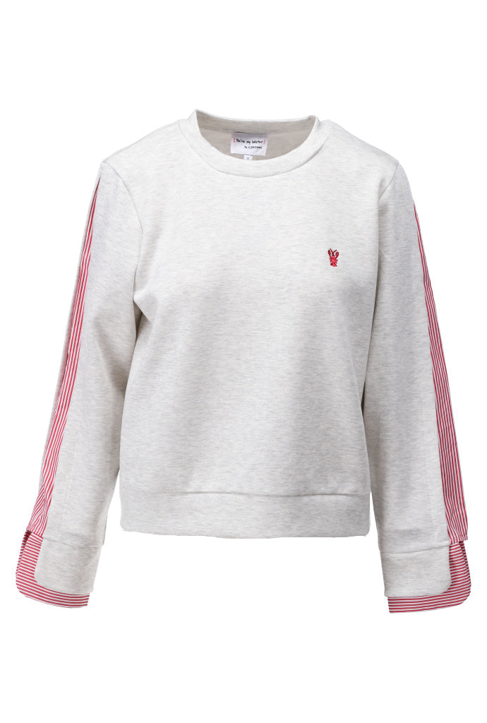 You're my lobster - Pull ronde hals met speciale mouw - (C616L)