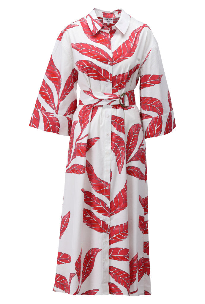 You're my lobster - Maxi jurk met strepen en kreeft (C709L)