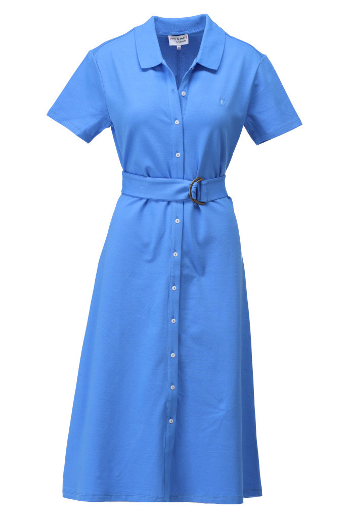 You're my lobster - Midi polo jurk met knoopjes (C757L)