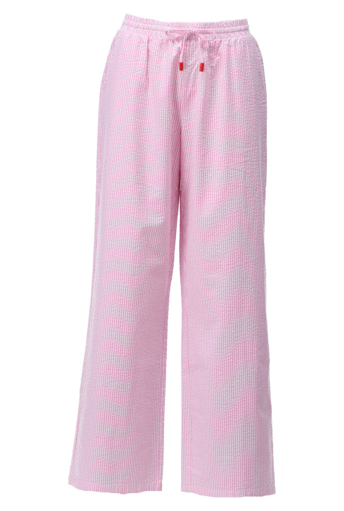 You're my lobster - Joggingstijl broek in seersucker (C761L)