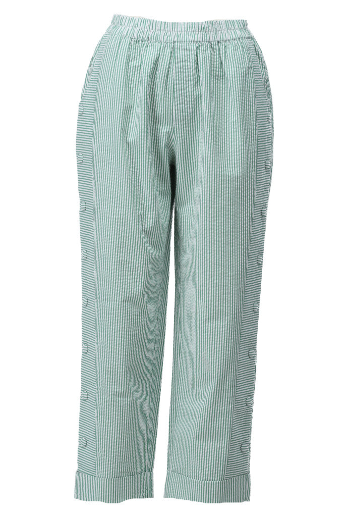 You're my lobster - Joggingstijl broek in seersucker (C763L)