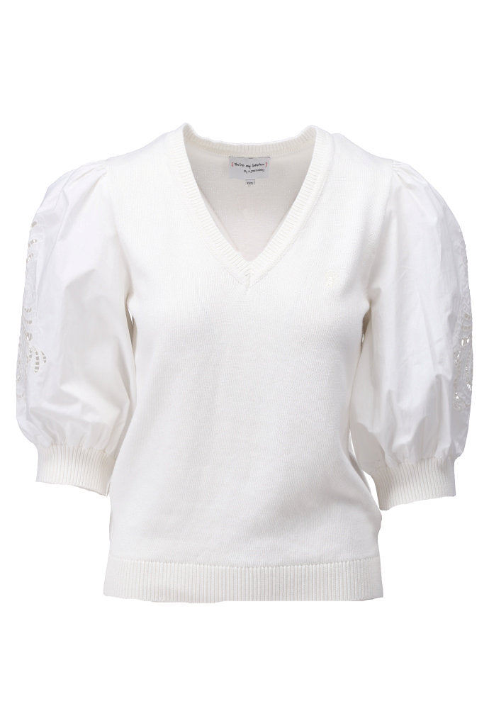 You're my lobster - V hals pull met borduursel (C808L)