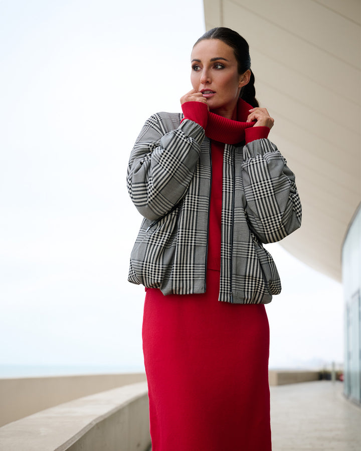 K-Design - Tartan bomber jasje (B621)