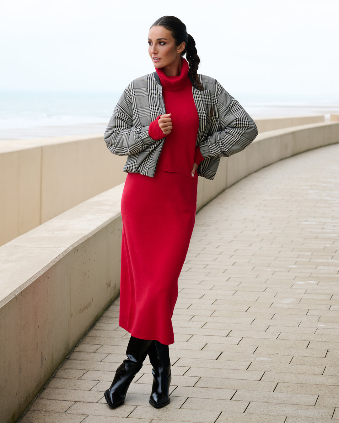 K-Design - Tartan bomber jasje (B621)