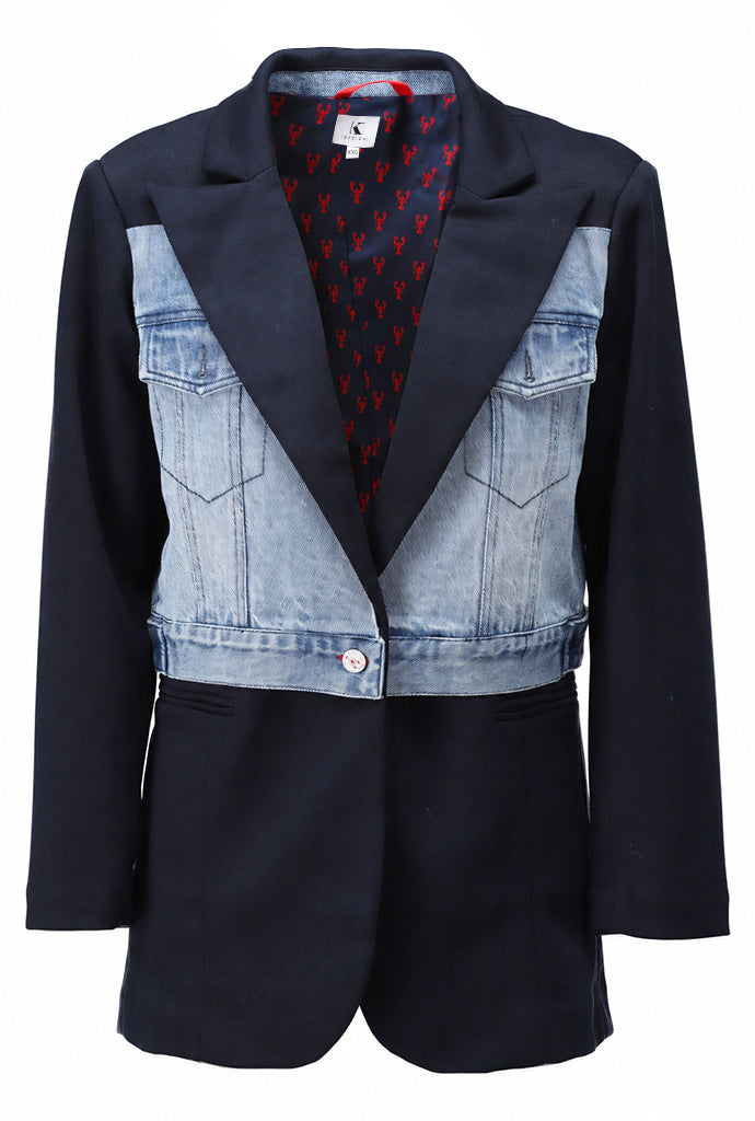 Blazer met jeans - D170L