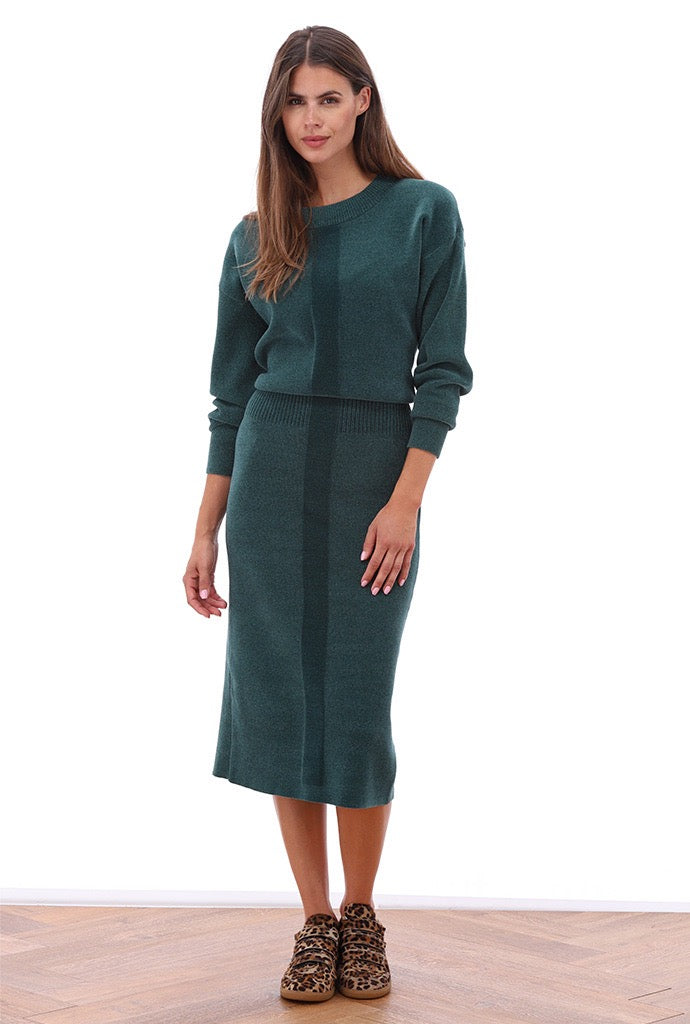 K-Design - Zachte midi jurk (B830)