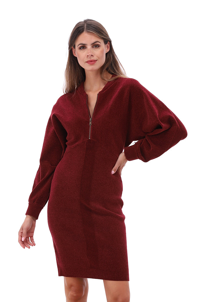 K-Design - Zachte jurk met rits (B838)