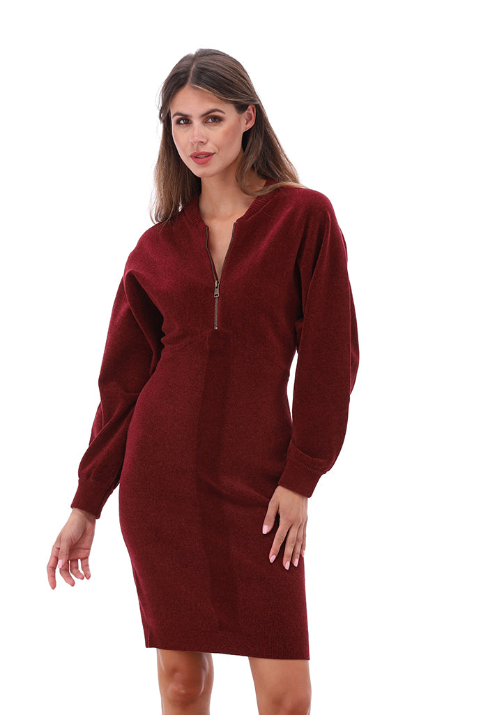 K-Design - Zachte jurk met rits (B838)