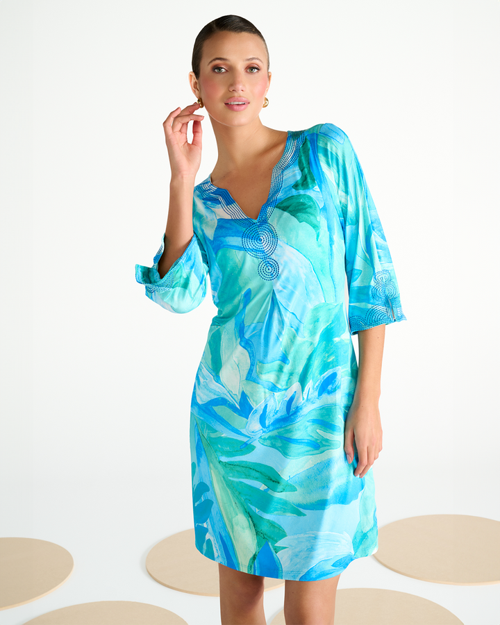 K-design - Jurk met print (C309)