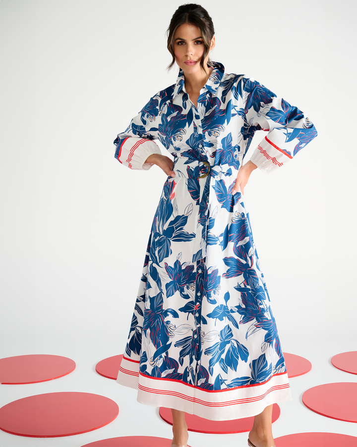 You're my lobster - Maxi jurk met design (C711L)