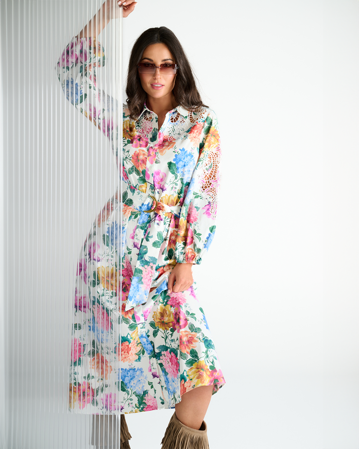 You're my lobster - Maxi jurk met design & borduursel (C725L)