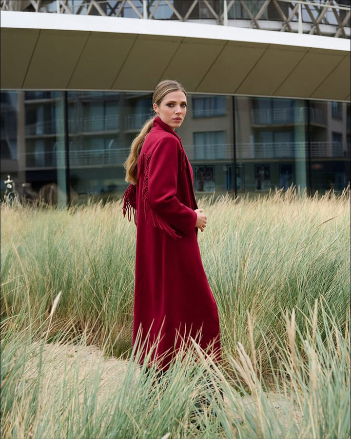 K-Design - Mantel met franjes (B901)