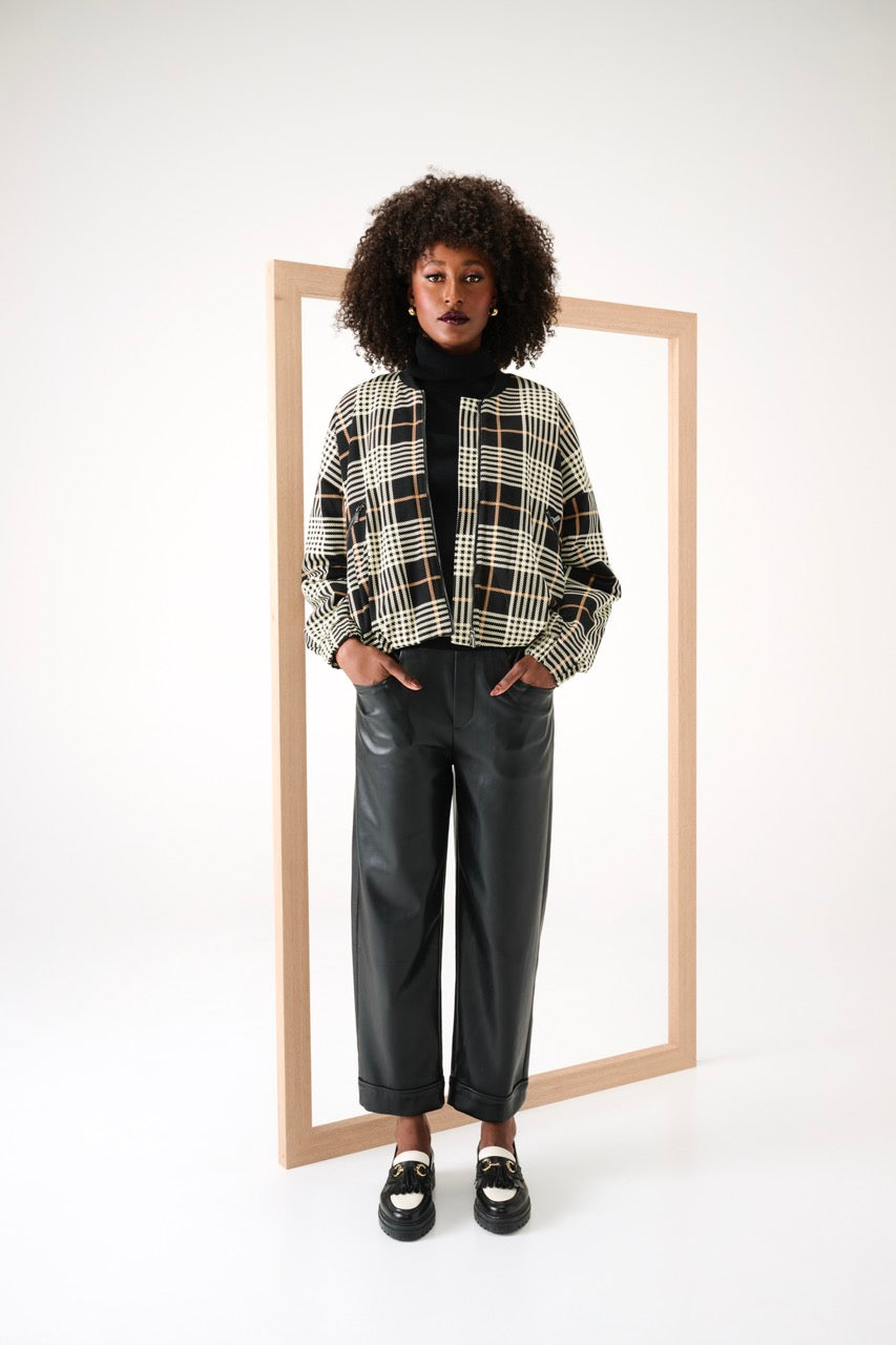 K-Design - Tartan bomber jasje (B621)