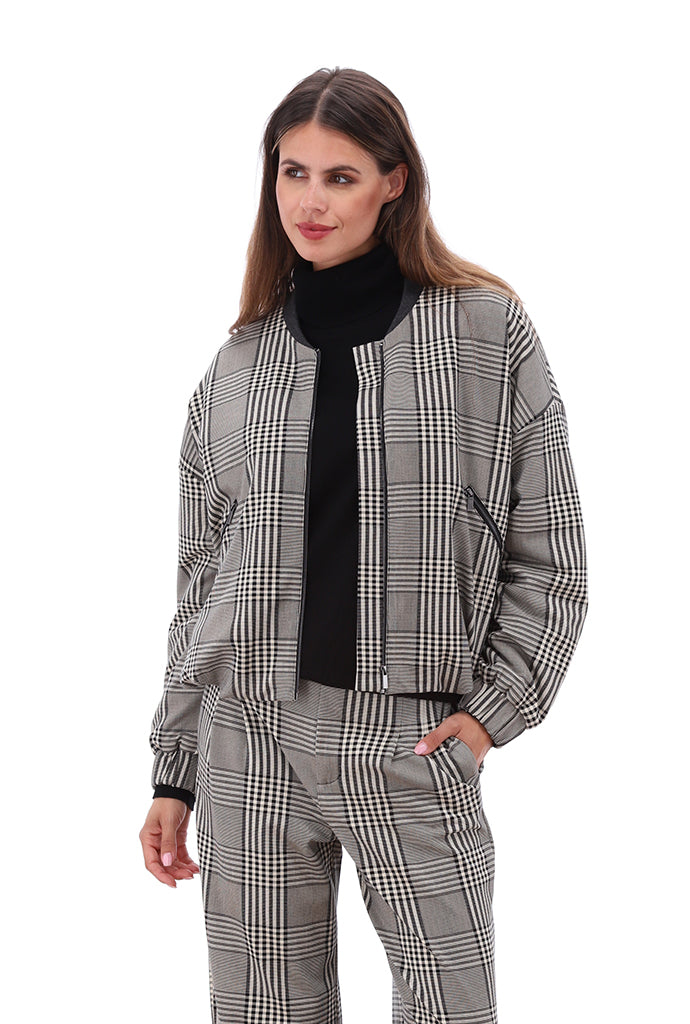 K-Design - Tartan bomber jasje (B621)