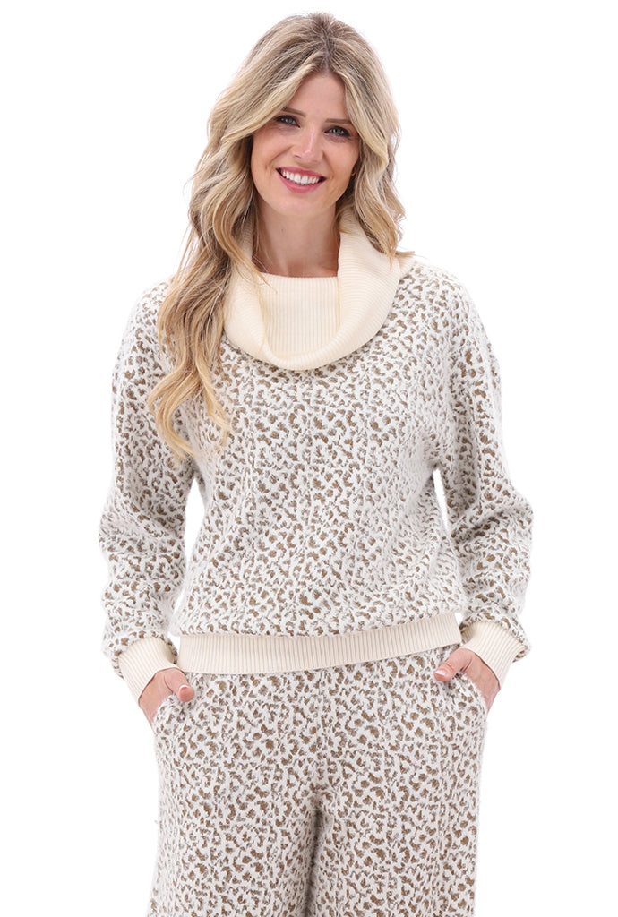 K-Design - Broek met dessin en trekkoord (B492)