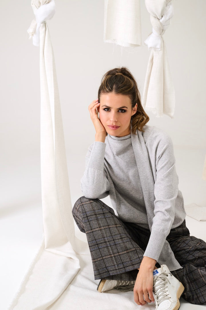 K-Design - Wijde tartan broek (B609)