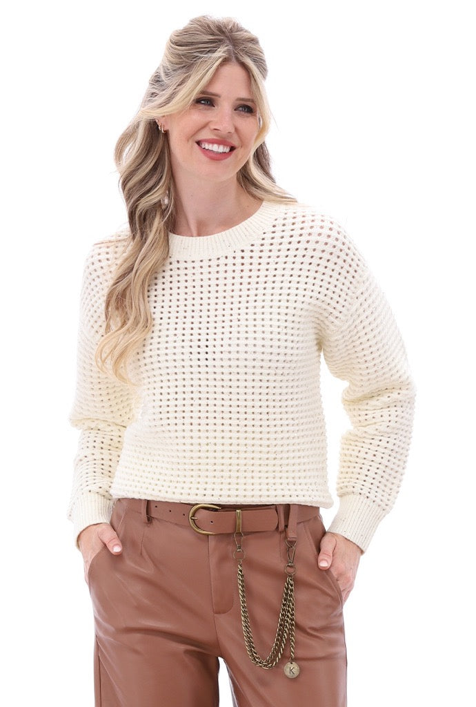 K-Design - Vegan lederen broek met bijpassende riem (B751)