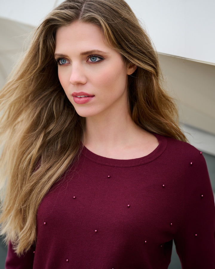 K-Design - Pull met parels (B824)