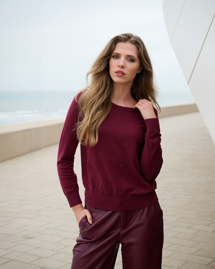 K-Design - Vegan lederen broek met bijpassende riem (B751)