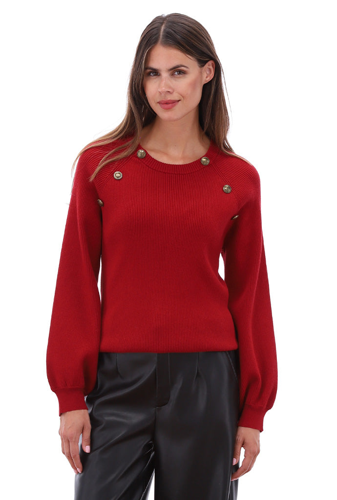 K-Design - Vegan lederen broek met plooien (B750)