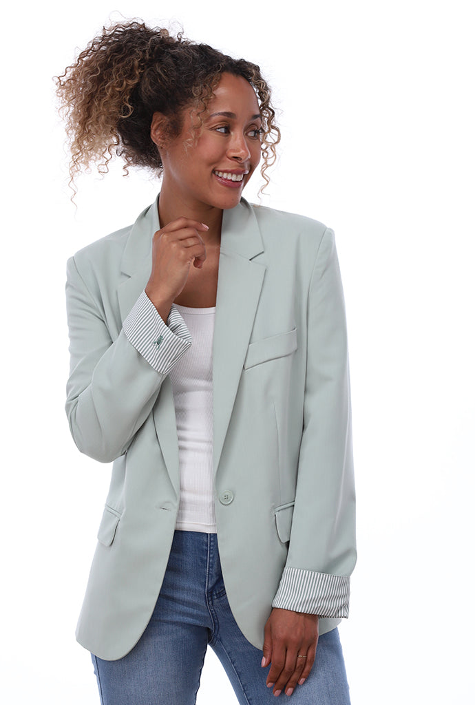 You're my lobster - Blazer met gestreepte voering (C507L)