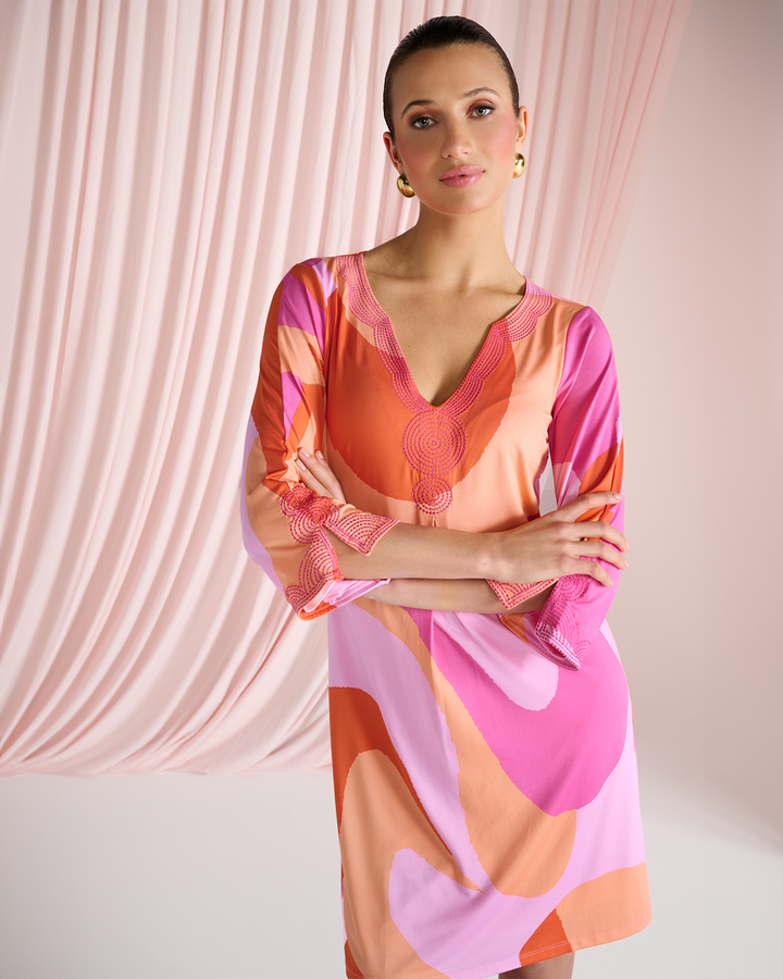 K-design - Jurk met print (C309)