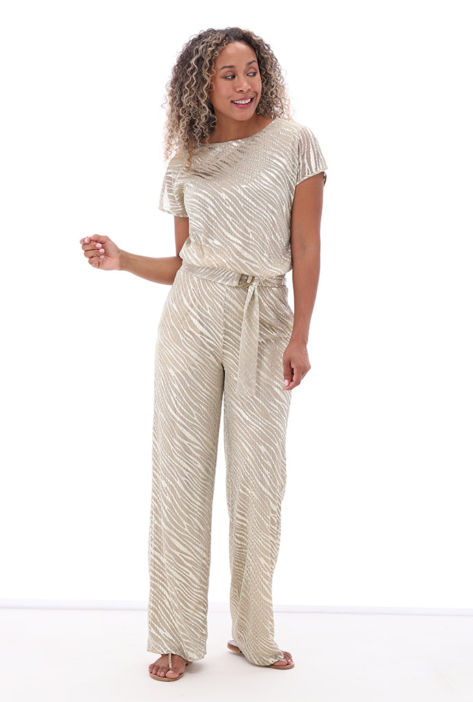 K-design - Jumpsuit met lurex (C250)