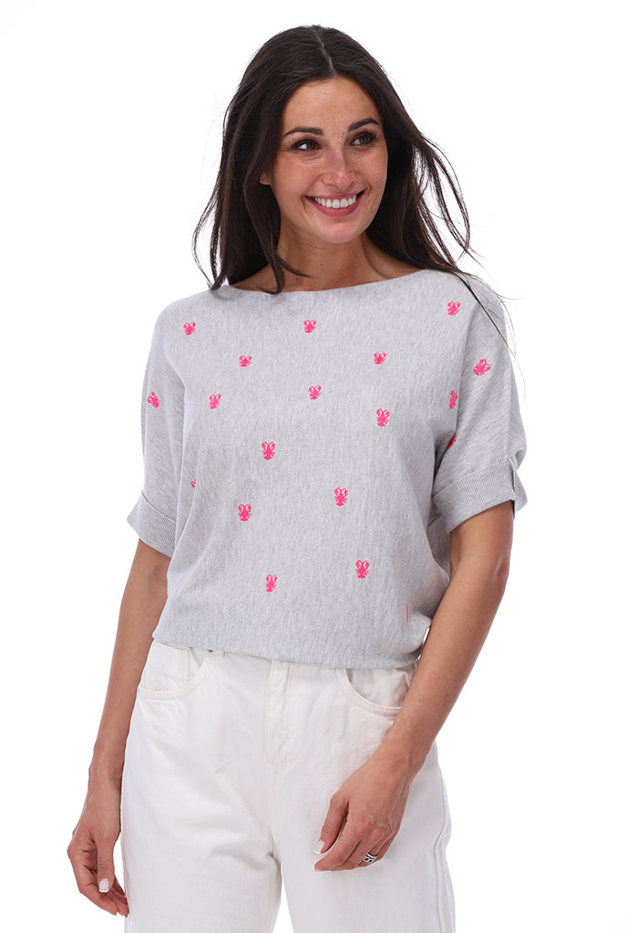You're my lobster - Pull met dolman sleeve & kreeftjes (C821L)