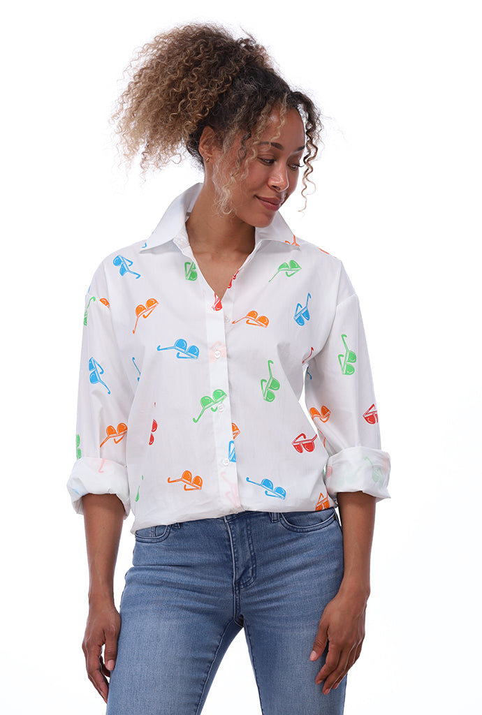 You're my lobster - Oversized blouse met zonnebrillen (C953L)