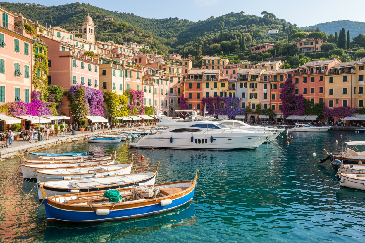 spring in portofino