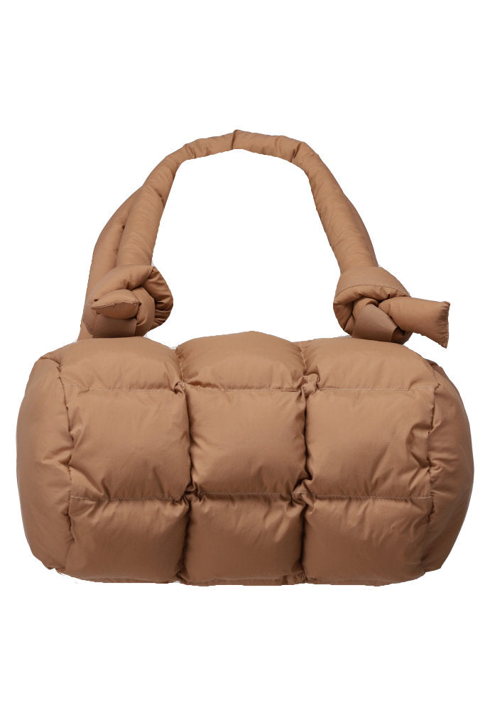 K-Design Gewatteerde handtas S - Camel - Camel
