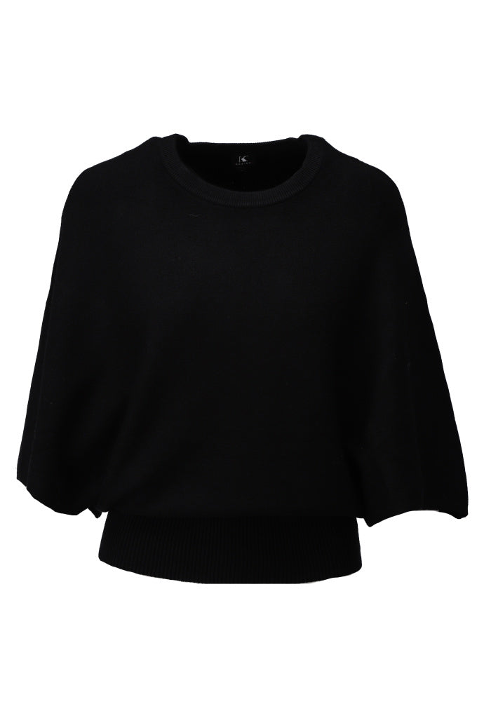 K-Design Pull cape-stijl - B857 - Black - Black