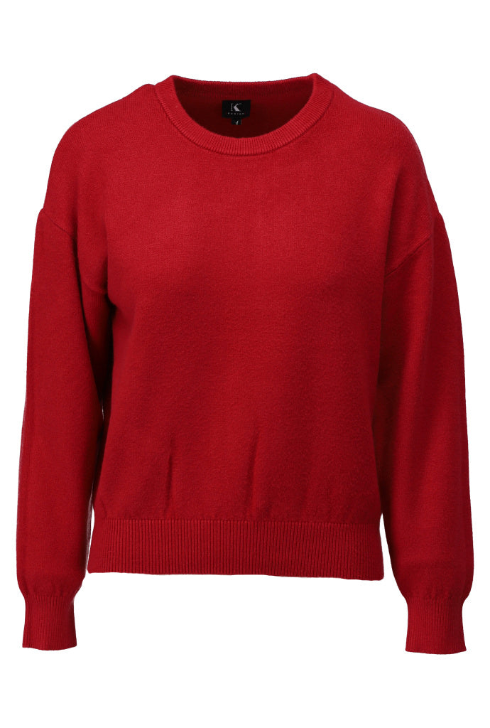 K-Design Pull ronde hals - B865 - Rio red - Rio red