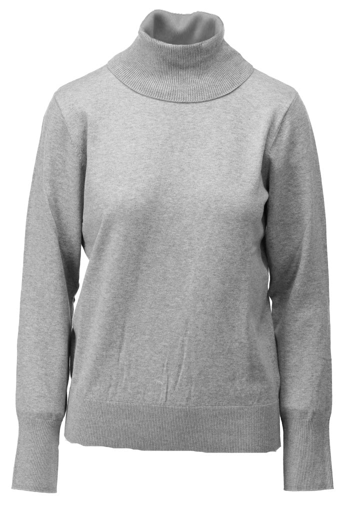 K-Design Pull met rolkraag - B873 - Frost grey - Frost grey